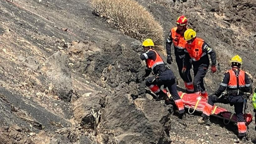 Rescate en las cercanías del Castillo de San José.