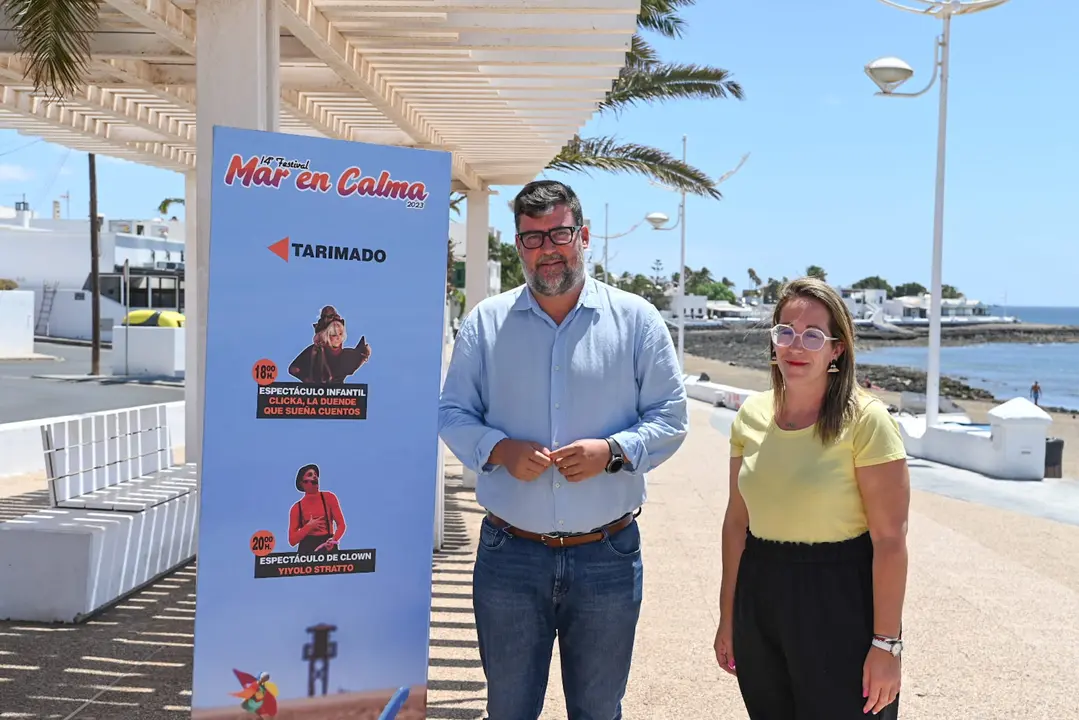 Isidro Pérez, alcalde de San Bartolomé, Mar en Calma.