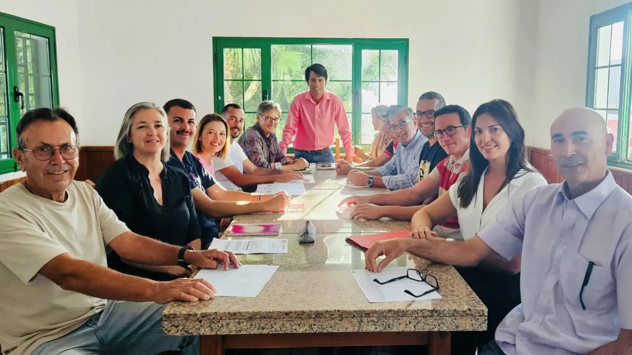 Reunión Comité PSOE en Tahíche.