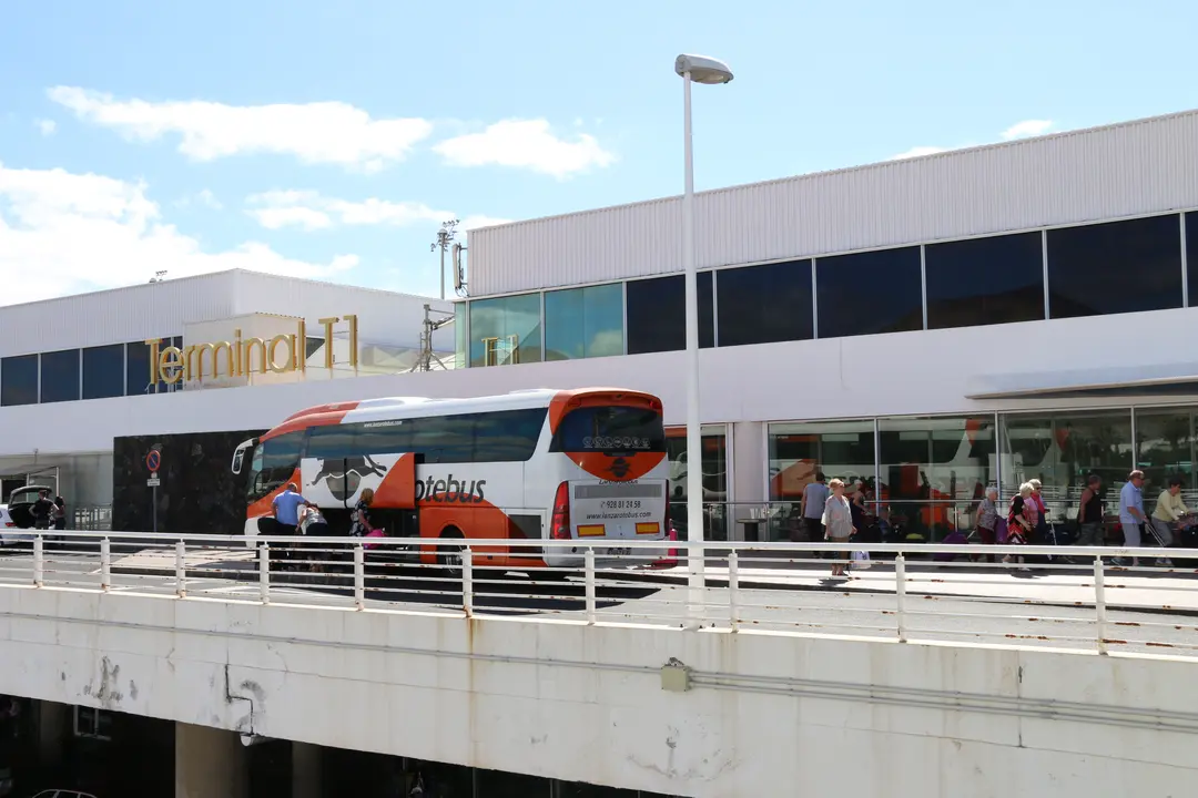 Llegadas. Aeropuerto de Lanzarote.