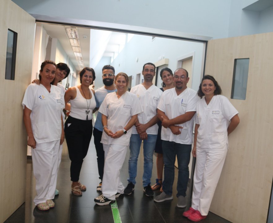 Integrantes de los servicios de Urgencias y de Calidad de la Gerencia Sanitaria de Lanzarote