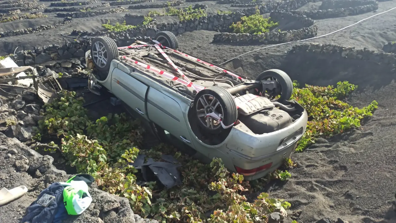 Vehículo accidentado.