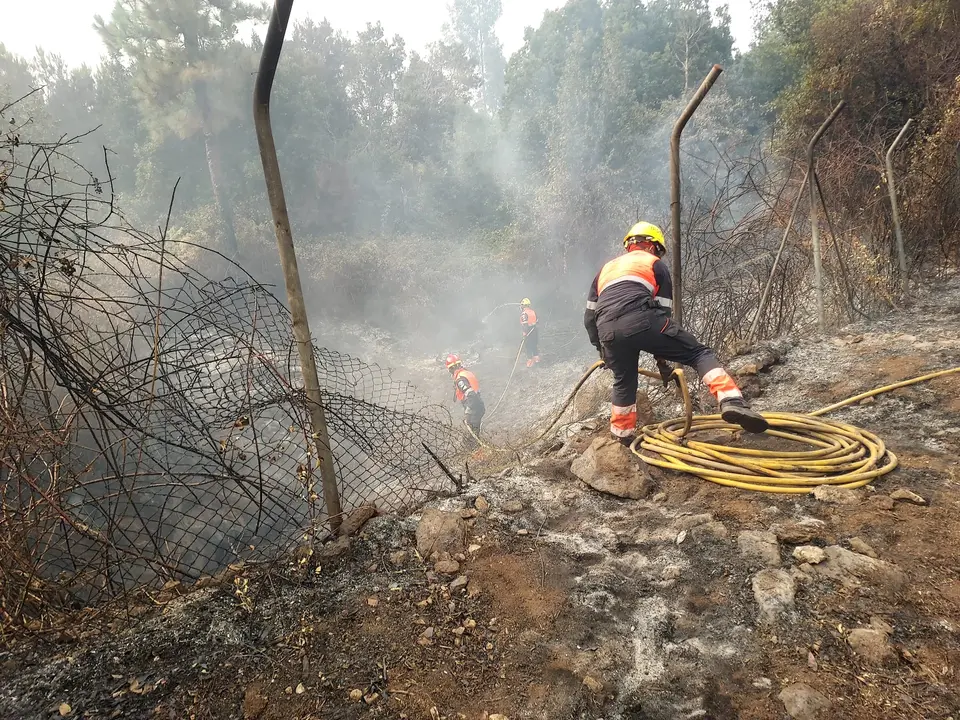 Bomberos de Lanzarote en Tenerife.