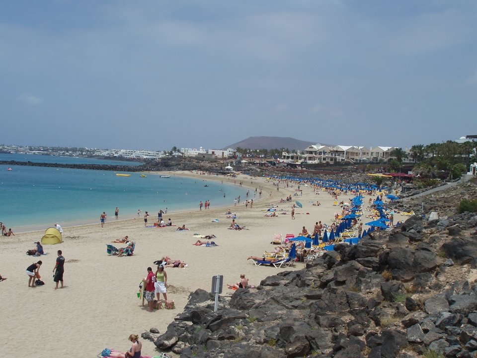 Playa en Yaiza, Lanzarote.