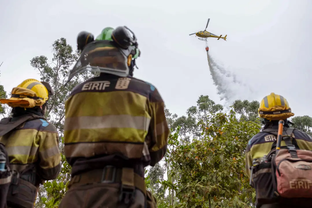 Incendio de Tenerife. EFE.