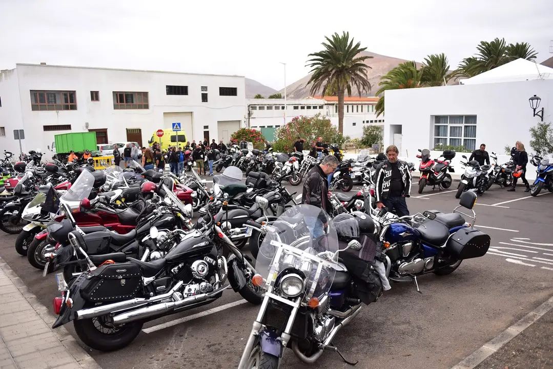 Encuentro de moteros de Lanzarote.