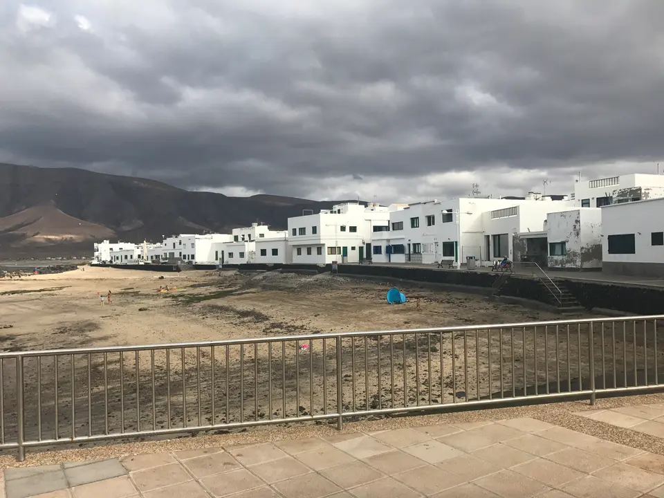 Invierno en Caleta de Famara, o de La Villa, como también se decía antes.