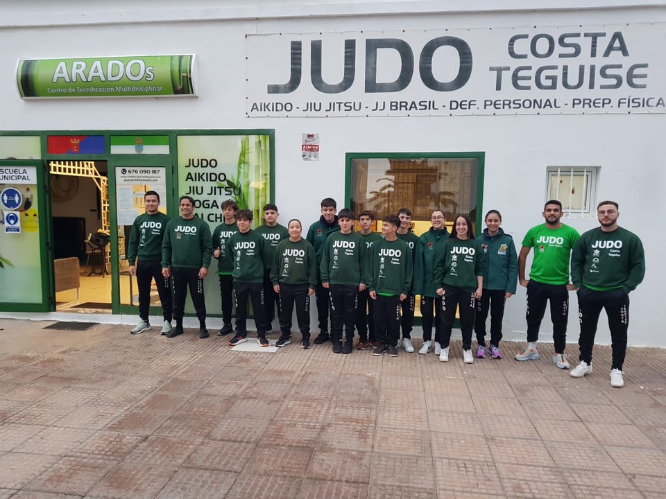 Club de Judo Costa Teguise.  Foto archivo.