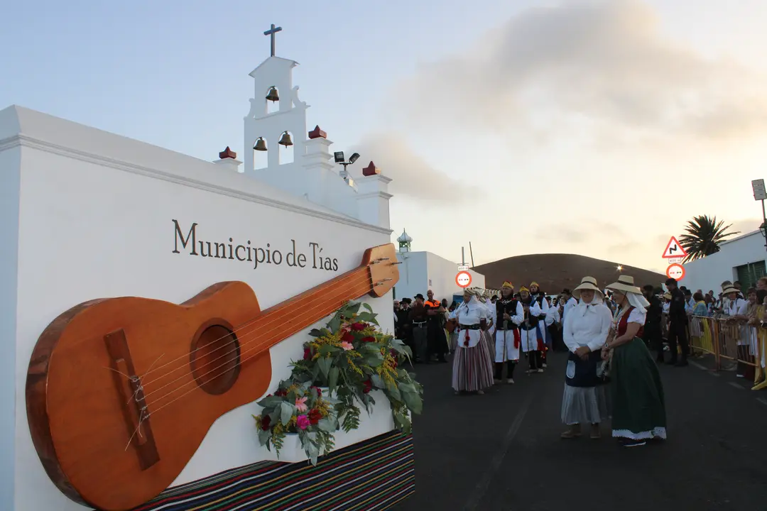 Grupo de Tías en la romería de Los Dolores. Imagen de archivo.