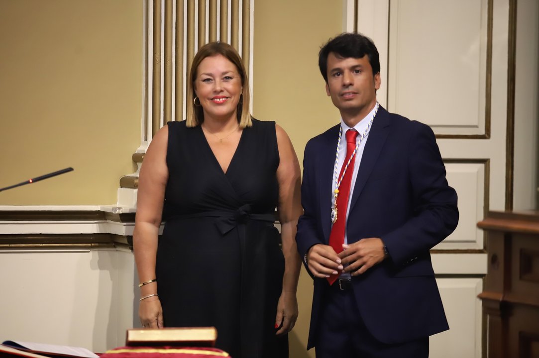 Marcos Bergaz y Astrid Pérez.
