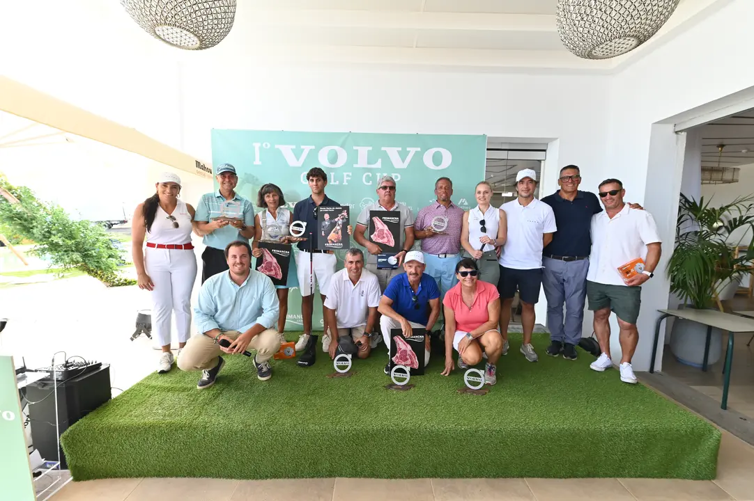 I Volvo Golf Cup, entrega de trofeos.