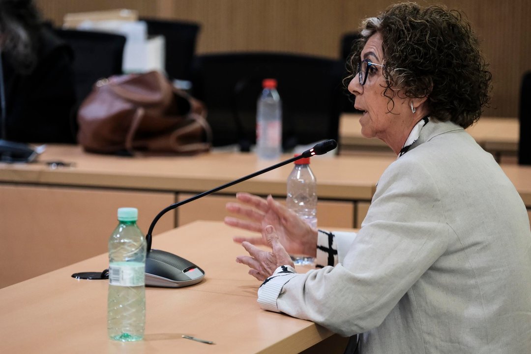 María Isabel Déniz en el juicio del Caso Jable. EFE.