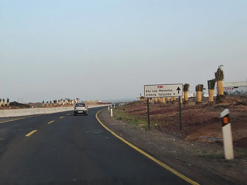 Carretera de Lanzarote.