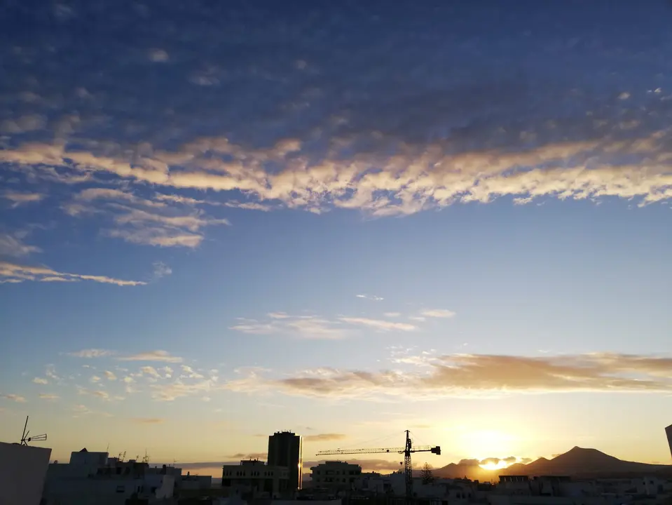 Línea de horizonte de Arrecife.