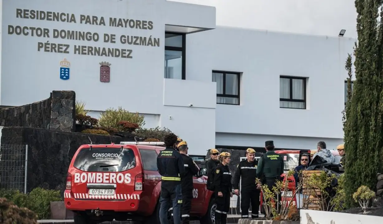 Imagen de la residencia doctor Domingo de Guzmán Pérez Hernández durante la pandemia.