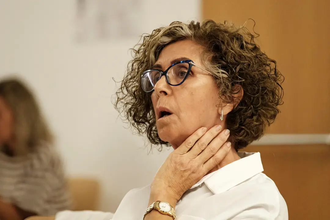 María Isabel Déniz durante el juicio del Caso Jable. EFE.