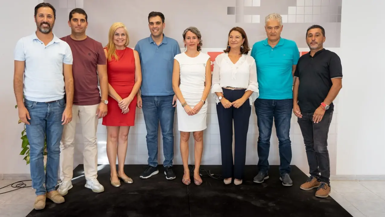 Rueda de Prensa del PSOE sobre el Plan Hidrológico de Lanzarote.