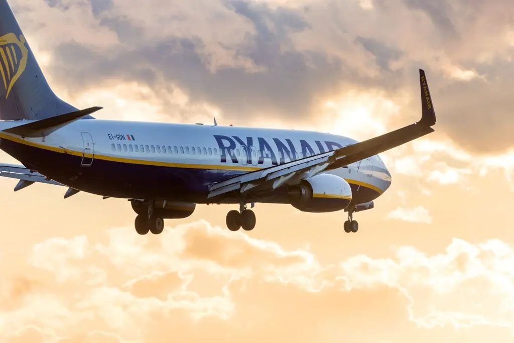 Avión de Ryanair.