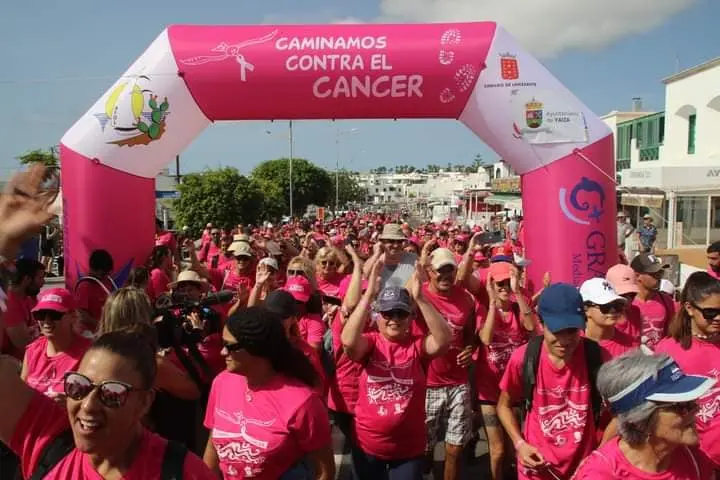 Caminamos contra el cáncer. Imagen de archivo. Foto AFOL.