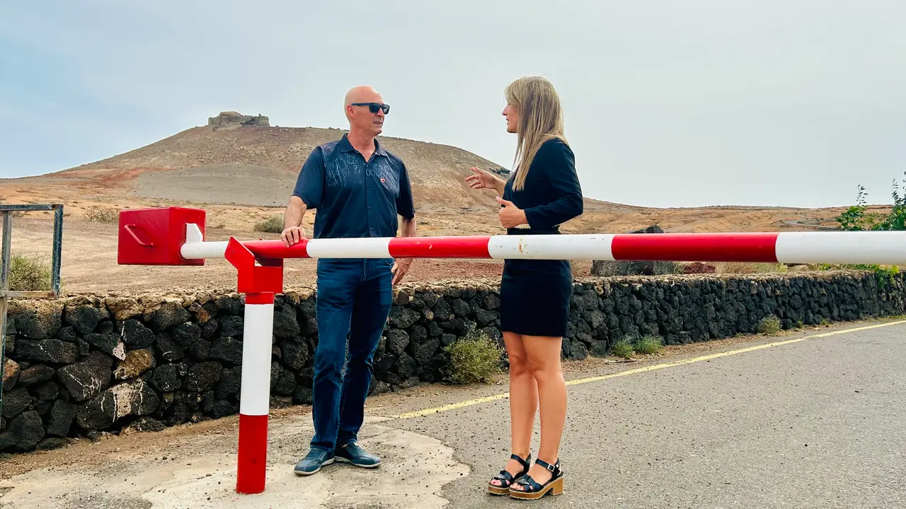 Jenifer Galán y Benito Rodríguez, concejales del PSOE en Teguise.