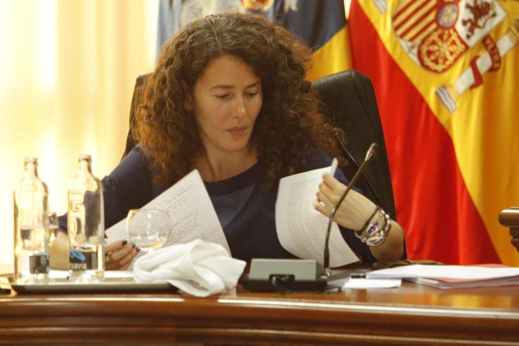 Ariagona González, protavoz del PSOE en el Cabildo de Lanzarote.