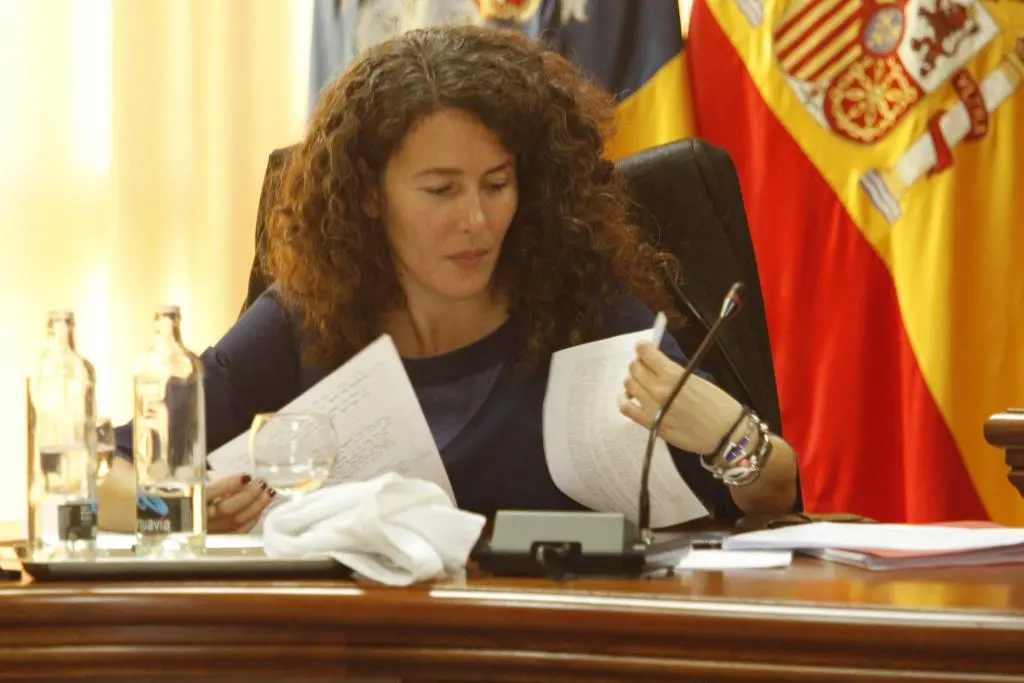 Ariagona González, protavoz del PSOE en el Cabildo de Lanzarote.