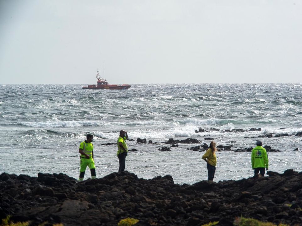 Imagen del rescate del naufragio.
