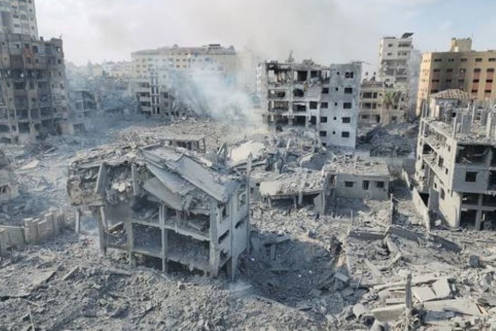 Viviendas destruidas en Gaza