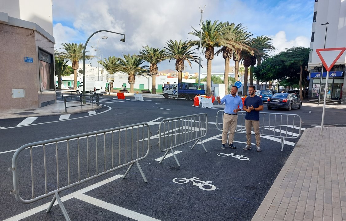 Nueva zona de estacionamiento para bicicletas en el entorno de El Reducto y Manolo Millares.