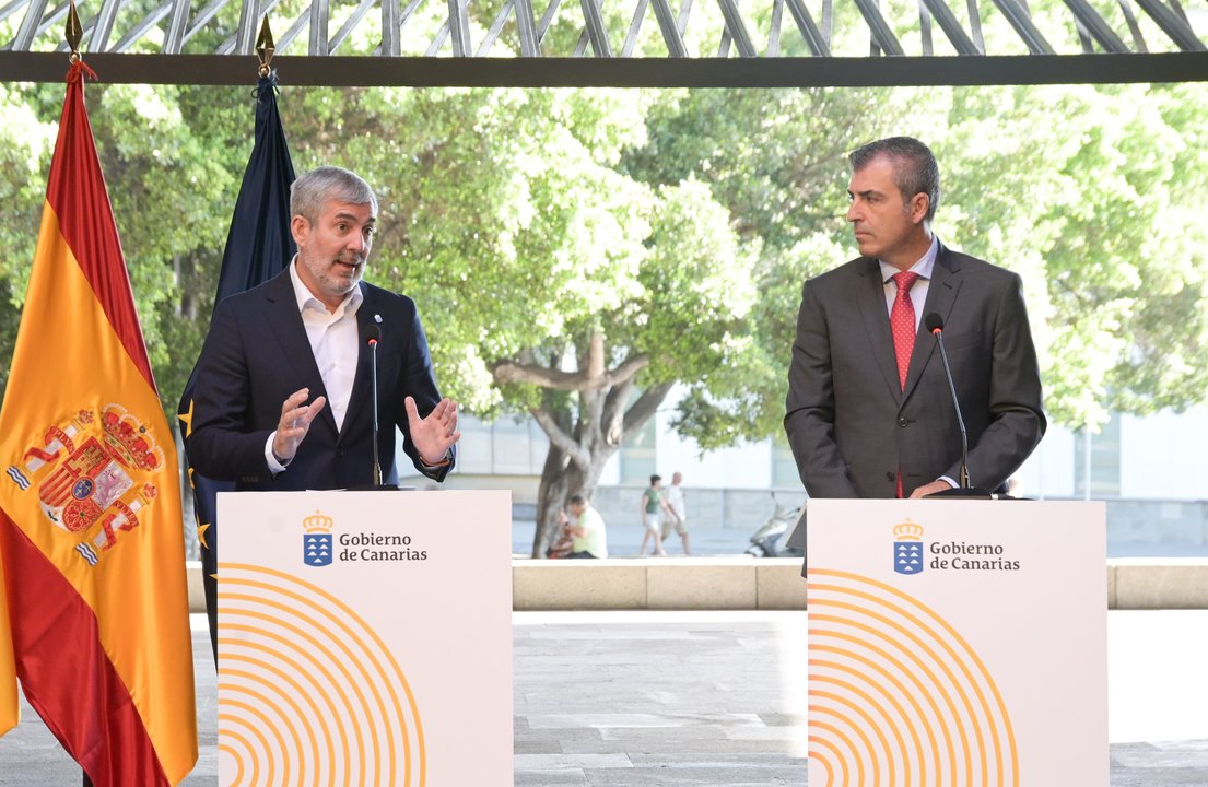 Rueda de prensa balance 100 primeros días del Gobierno de Canarias.