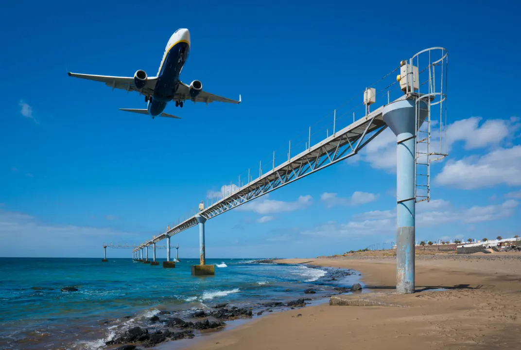 Aterrizaje en el Aeropuerto César Manrique Lanzarote.