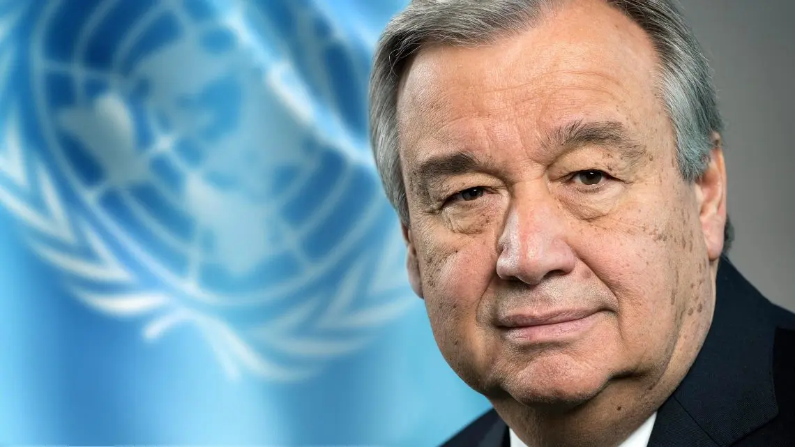 Antonio Guterres, secretario general de Naciones Unidas.