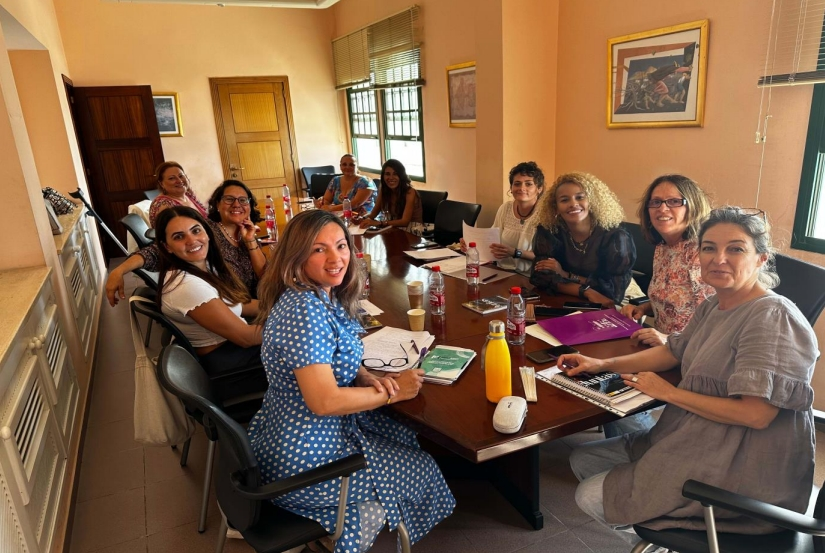 Reunión del colectivo de mujeres migrantes.