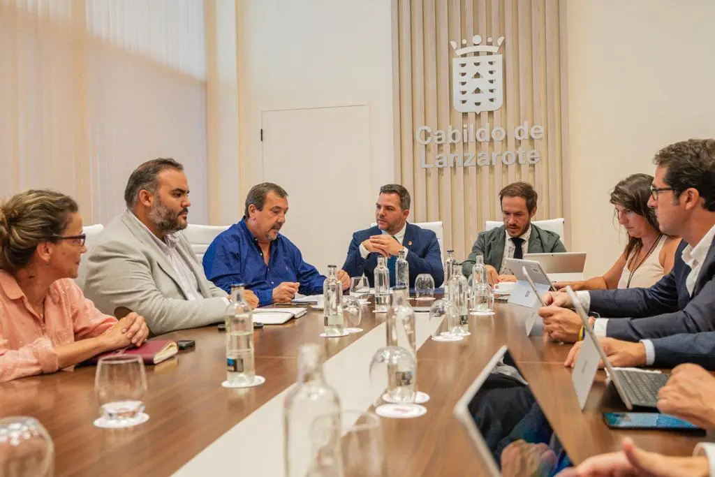 Visita del consejero de Transición Ecológica a Lanzarote.