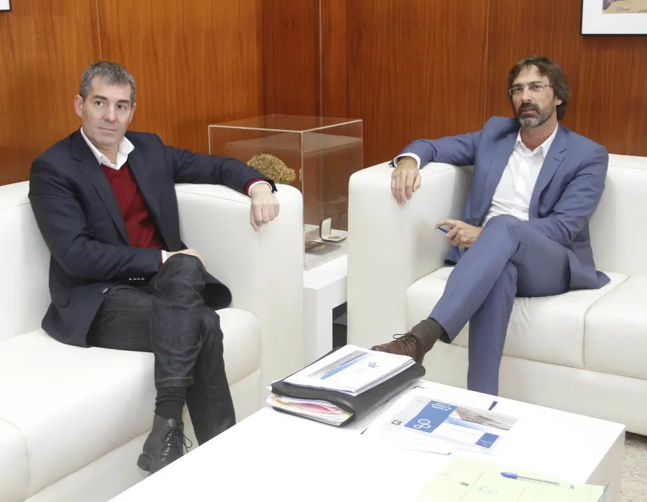 Pedro San Ginés y Fernando Clavijo.