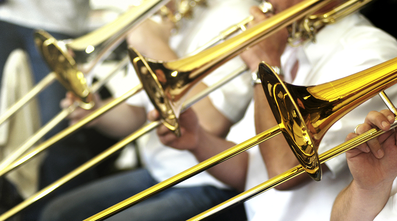 Trombones.