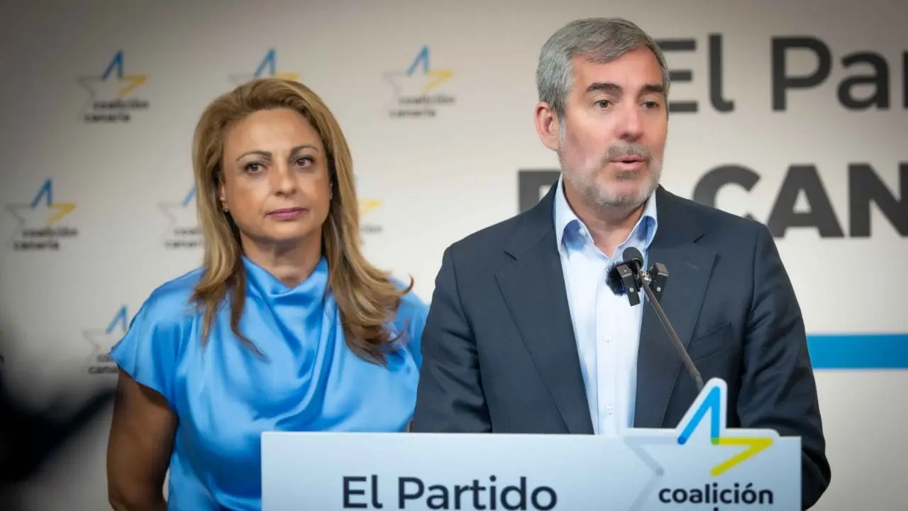 Fernando Clavijo y Cristina Valido, CC.