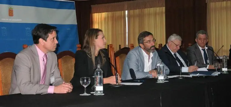 Presentación del proyecto de la Residencia de Mayores de Tahíche, en febrero de 2019.