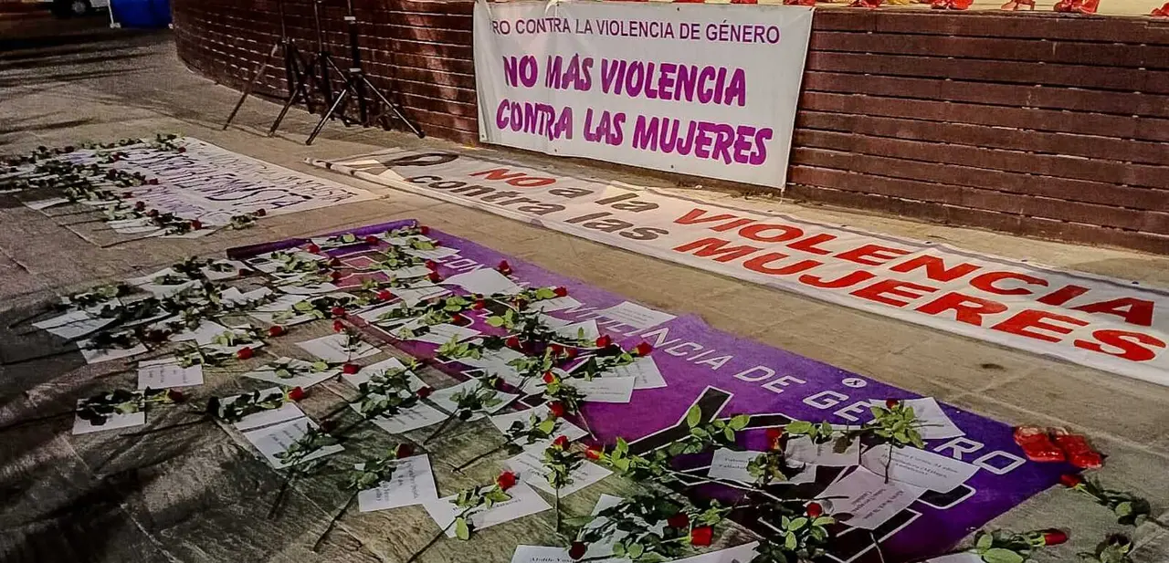 Día de la Eliminación de la Violencia contra la Mujer en Arrecife. Imagen de archivo.