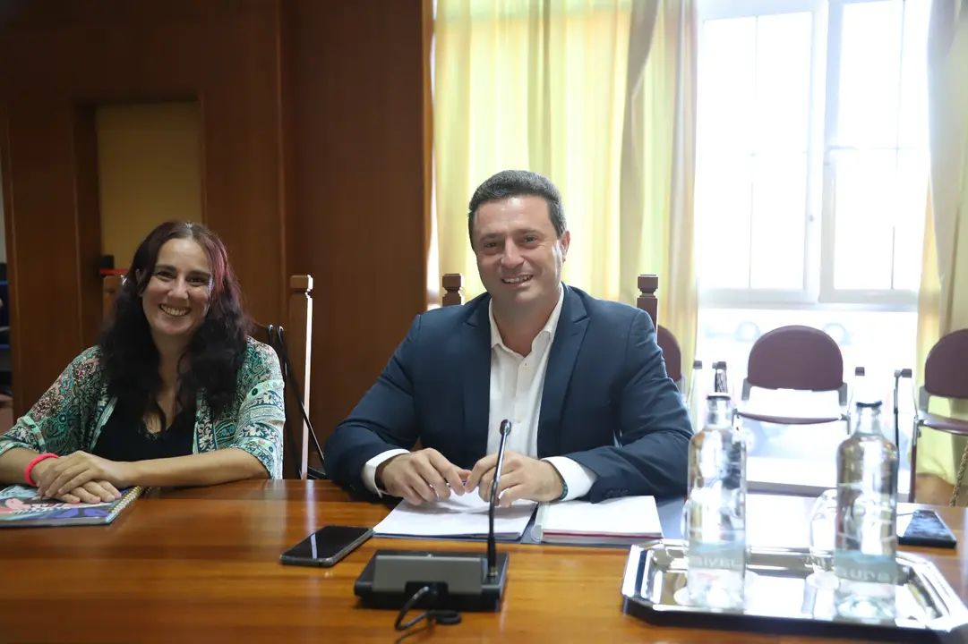 Óscar Noda y Daisy Villalba, consejeros de NC-UPY en el Cabildo.