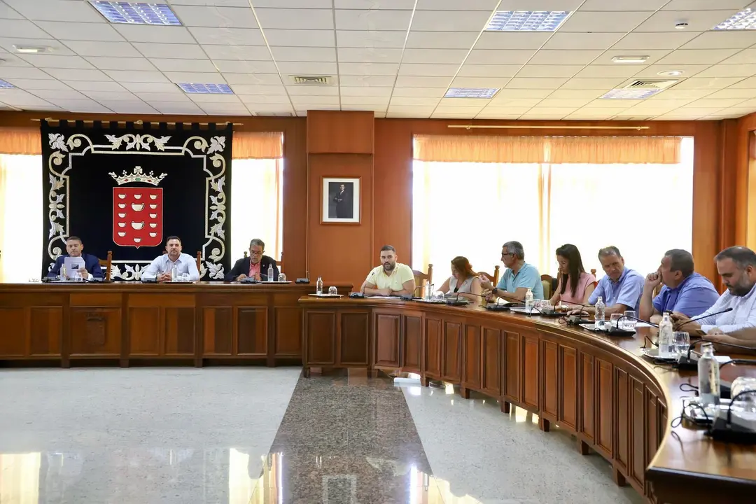 Grupo CC en el Pleno del Cabildo.