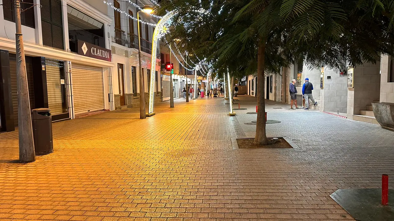 Encendido navideño en Arrecife.