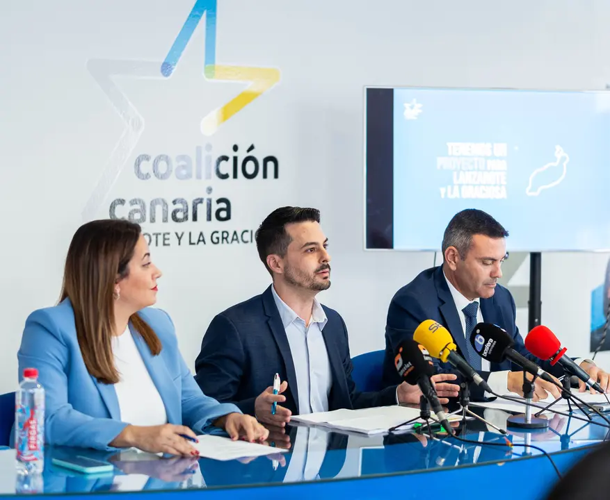 Rueda de prensa de Coalición Canaria.