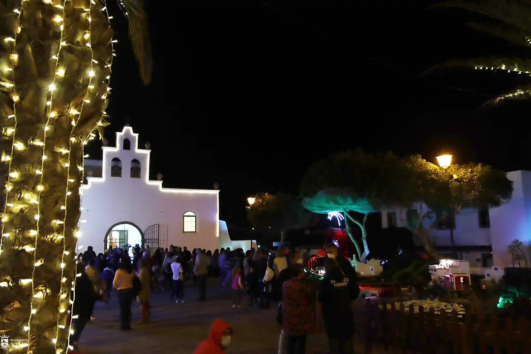 Encendido navideño en Tías 2022.