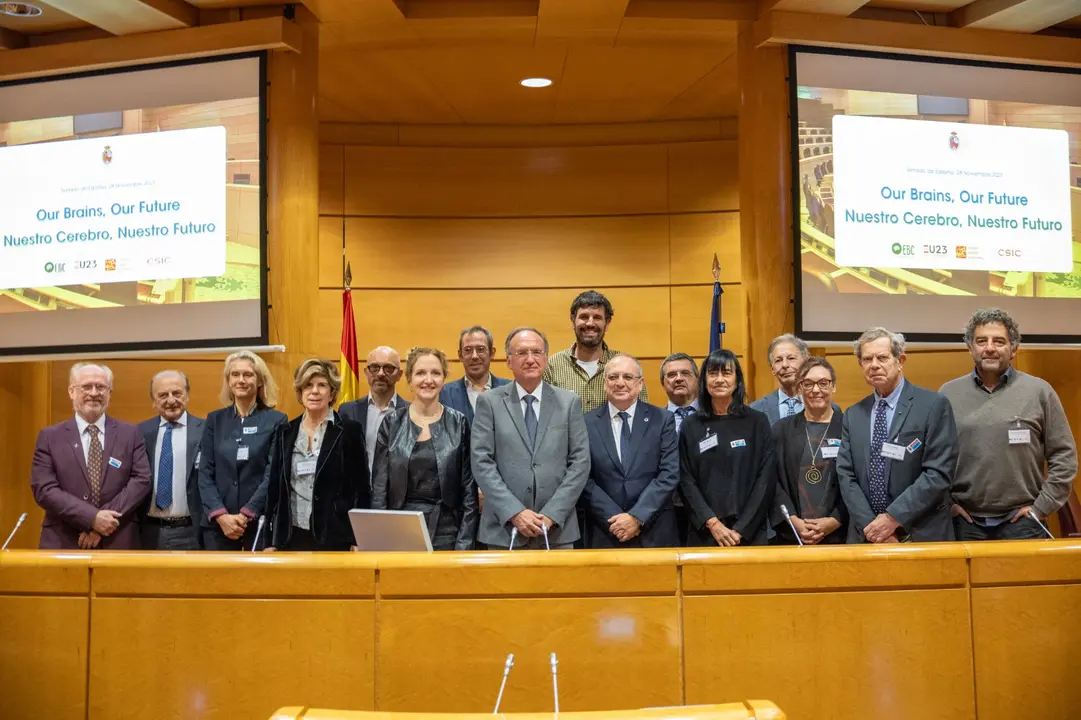 Participantes en la jornada en el Senado.