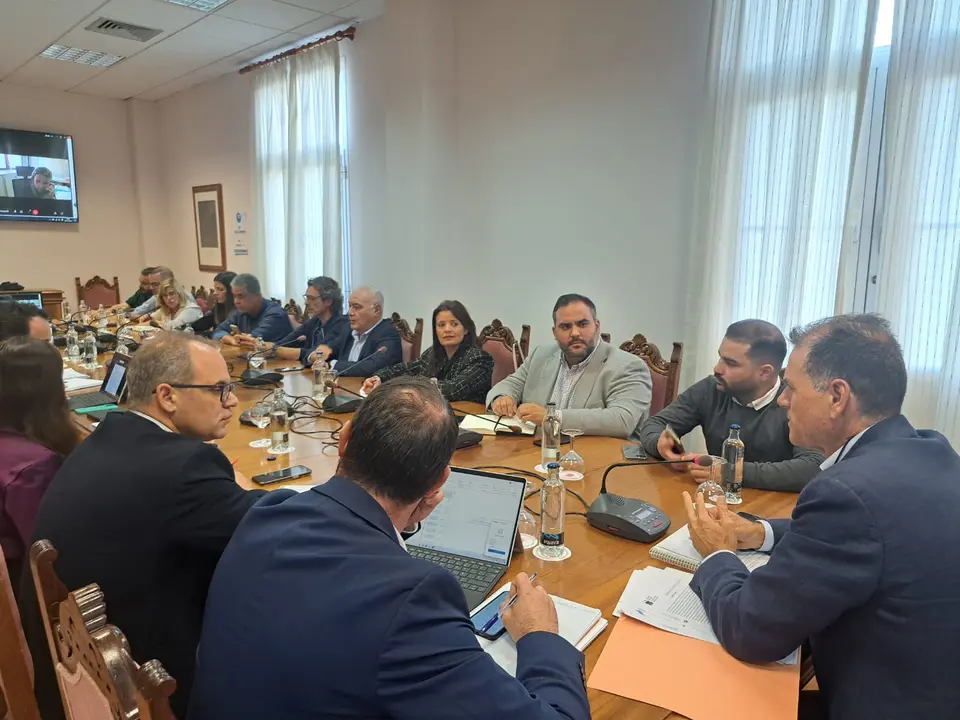 Reunión Gobierno canario, Cabildo y Teguise por el saneamiento de La Graciosa.