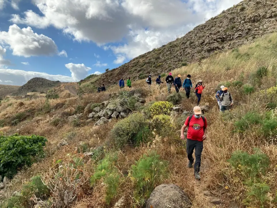 Itinerario de Senderismo Lanzarote. Foto Senderismo Lanzarote.