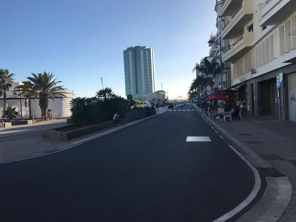 Parque Islas Canarias y Avenida de Arrecife.