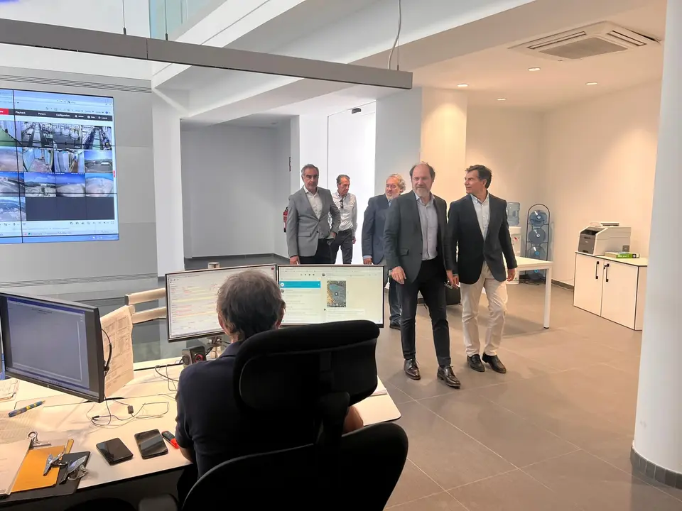 Visita del consejero delegado de Canal Isabel II a Canal Gestión Lanzarote.