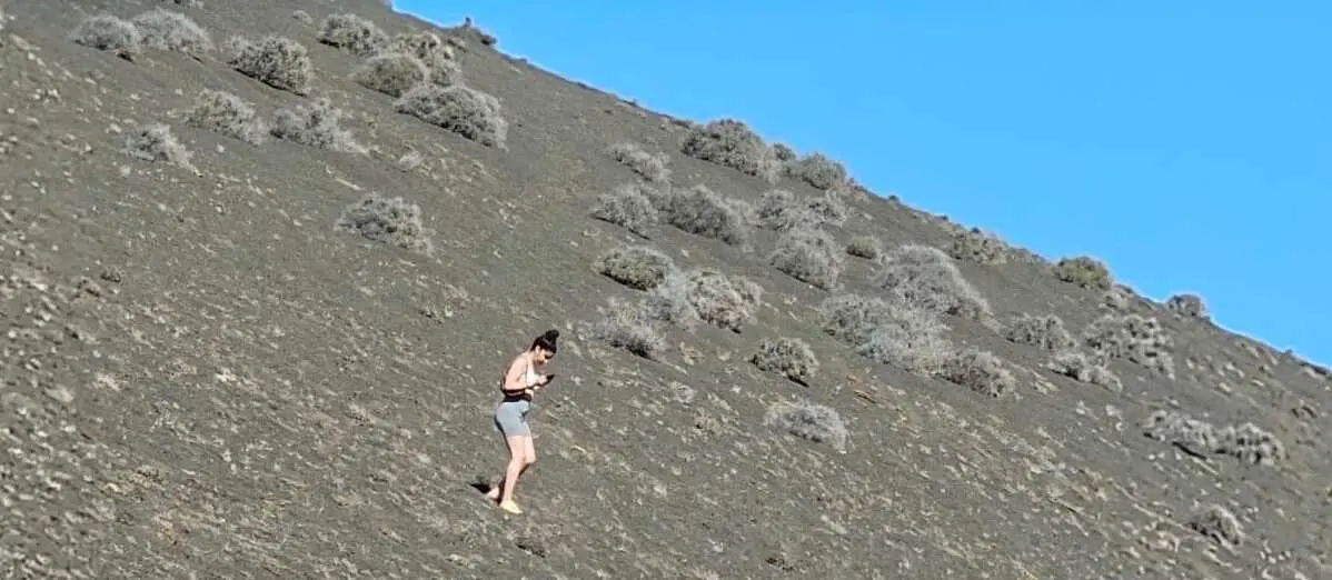 Invasión de espacio natural en El Golfo.